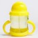 Children's stroke with silicone tube, 200 ml., With handles, color mix