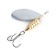 Spinning spinning namazu Balna-Zar, weight 22 g, color 01. Silver