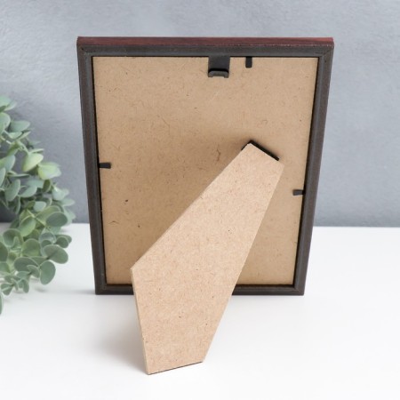 Photo frame Plastic "Mira" 15x21 cm beech with gold (plastic screen)-3
