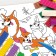 Magar-coloring reusable "dogs"