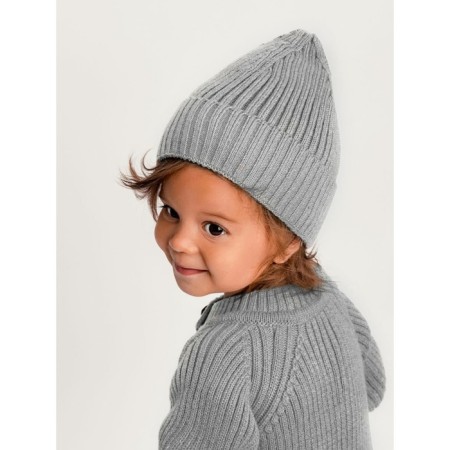 Cap with lapel Children's Amarobaby Pure Love Tot, size 46-48 cm, color gray color-1