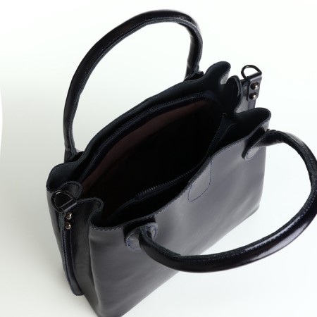 Bag-tout on lightning, the color is dark blue-9