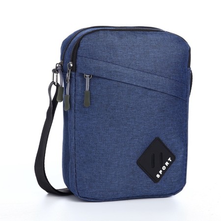 Male bag, blue color-1