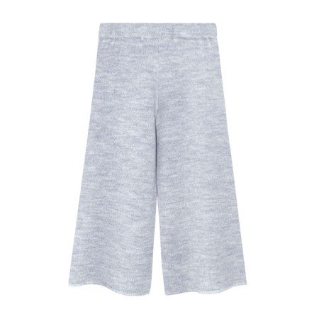 Pants for girls, height 104 cm, light gray color-1