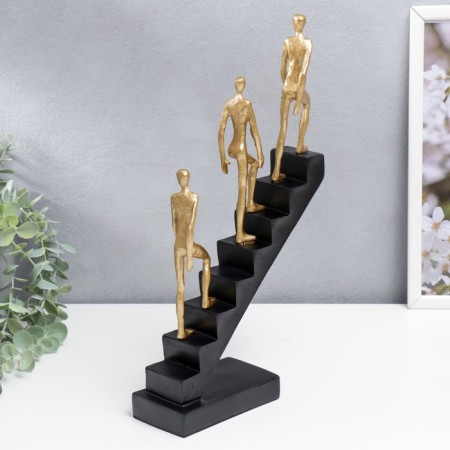 Polystone souvenir "Career Staircase" 36x7x21 cm-3