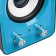 Computer speakers 2.1 Luazon LPKK-02, 2x3W, Sabwofer 5W, 80db, Jack 3.5, USB, Blue
