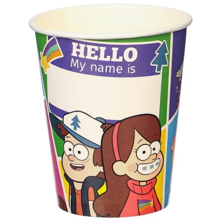 Paper glass "Happy Birthday!", 250 ml, gravity farz-1