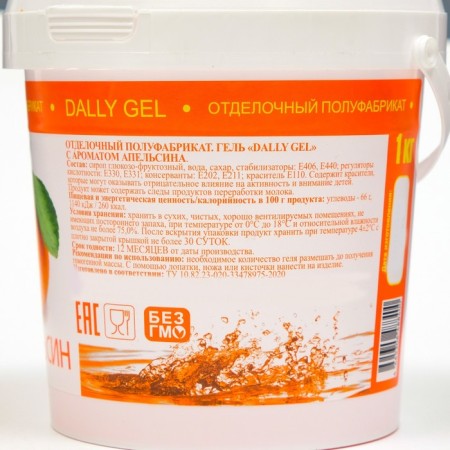 Gel confectionery mirror Dally gel orange-1
