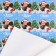 New Year. Packaging paper, 70x100 cm, cheburashka