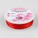 Satin tape, 3 mm × 45 ± 1 m, color red No. 26