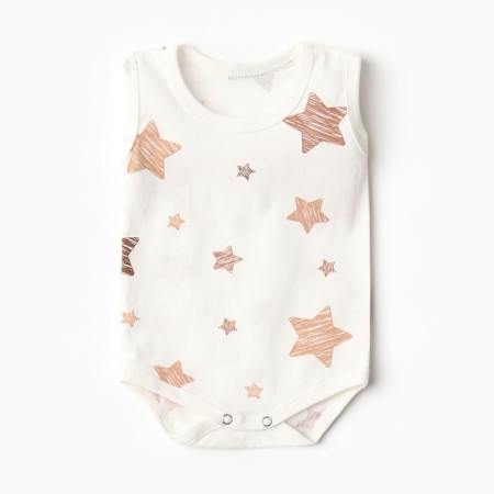 Body Bloom Baby sleeveless stars, p. 80 cm, milk