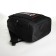 Youth backpack with lightning, 4 pockets, black/red color