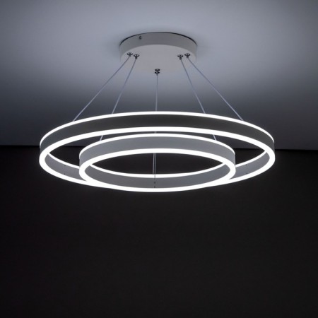 Suspended Citilux “duet” CL719640, 60x60x17 cm, 1x108W, LED, white color-10