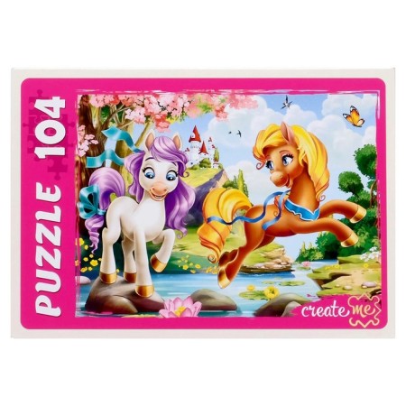 Puzzle "Pony on the Pond", 104 elements-1