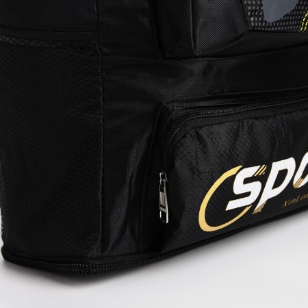 A backpack with a lightning with an increase, 55l, 5 external pockets, black color-6