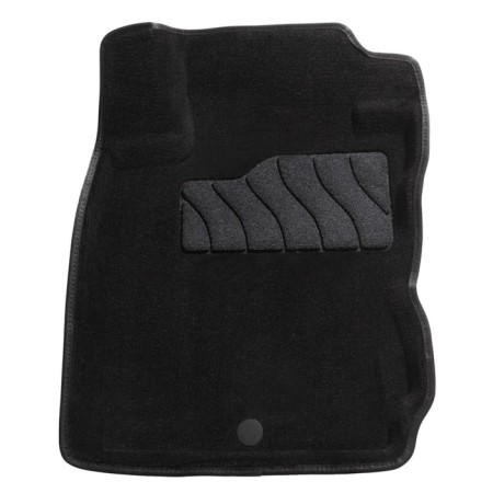 Pile rug for Nissan Note, 2005-2014, black-1