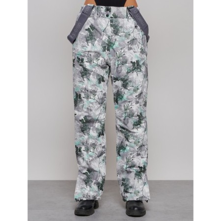 Semi -combinezone ski insulated female winter, size 48, white color-4