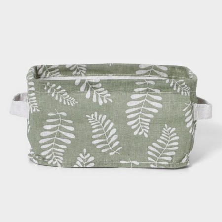 Organizer for linen Dalyan Leaves, 2 cells, 22 × 13 × 11 cm, green color-5