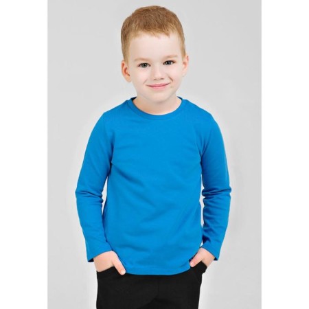Longslit for the boy "Basic", height 128 cm, blue color