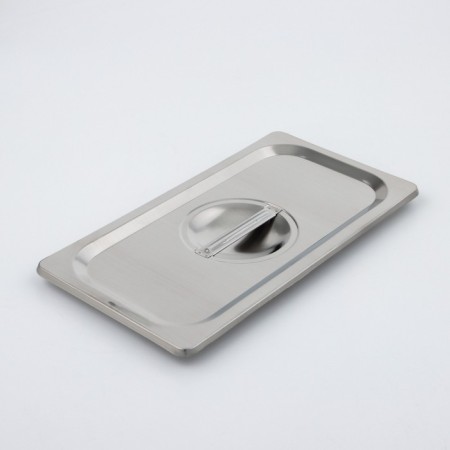 A stainless steel cover to gastro power 1/3, 32.5 × 17.6 × 1.5 cm, thickness 0.8 mm-4