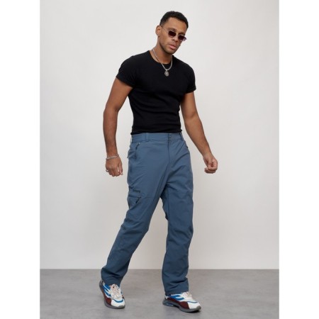 Sports male winter, size 48, blue color-7
