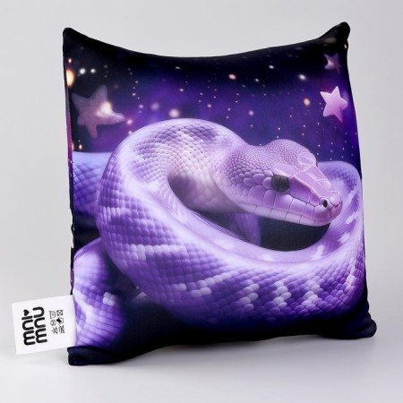 New Year. Decorative anti -stress pillow "Snake", purple-3
