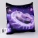 New Year. Decorative anti -stress pillow "Snake", purple