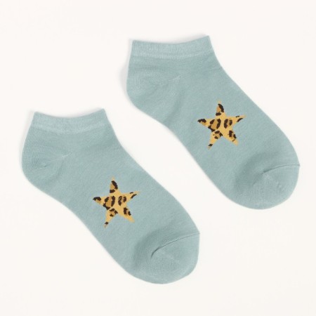 Women's socks "stars", color mix, size 36-40-1