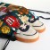 Bag for shoes on the lace, turquoise color/multi -colored
