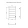 The electric heated tower "Sanprise" Aurora P6, 400x700 mm, universal, black