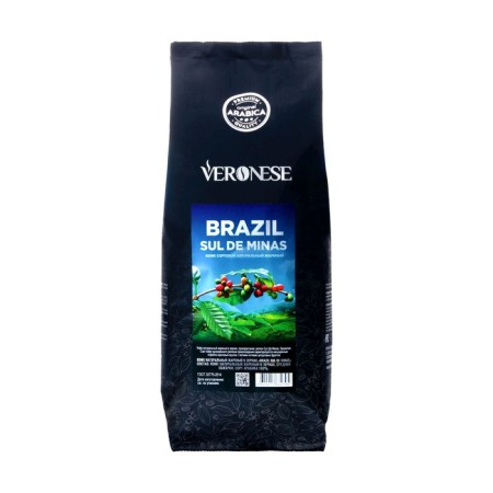 Natural coffee fried in grains, Veronese Brazil Sul de Minas, 1000 g