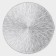 Set of serving napkins on the table “Shine”, d = 38 cm, 4 pcs, silver color