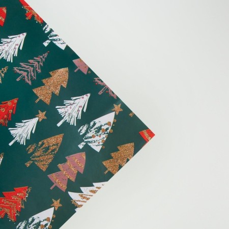 Paper Glossy “Christmas trees”, 70 x 100 cm, New Year-4