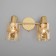 ANSA lamp, 2x40W E14, color gold