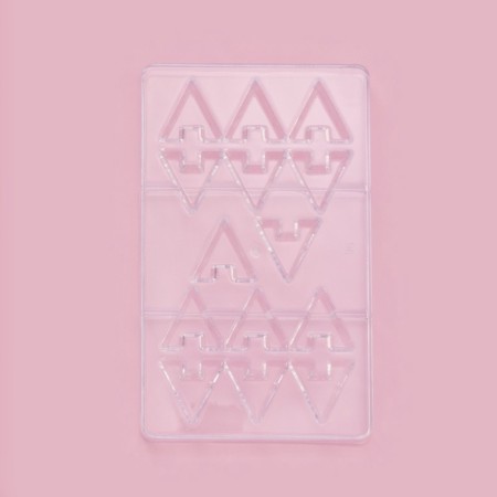 Form for chocolate and sweets "Cheops", 14 cells, 20 × 12 × 2.5 cm-1