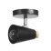 STAS "Small cone" 1x40W E27 black 10x15x11.5 cm