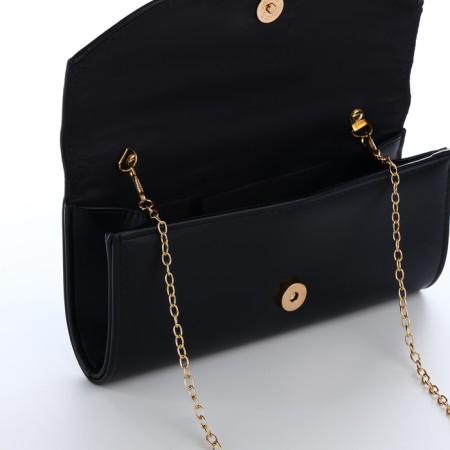 Female bag on a magnet, black color-4