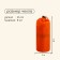 Tourist Maclay rug, inflatable, 190x58x5 cm, orange color