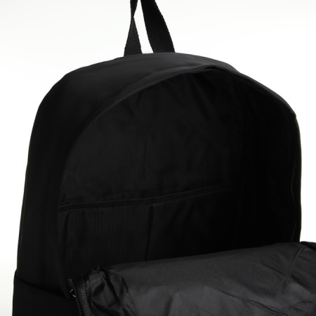 City backpack of textiles on lightning, 4 pockets, black color-5