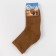 Women's socks from Mongolian wool, red color, size 25 (37-39)