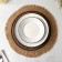 Serving napkin "Africa", d = 35 cm, black color