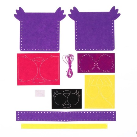 Set for creating a handbag of felt "Council"-4