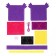 Set for creating a handbag of felt "Council"