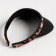Feminine visor minaku "leopard" color Black color, rr 56-58