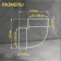 Division Zein, flat, vertical, ventilation, 60 x 204 mm