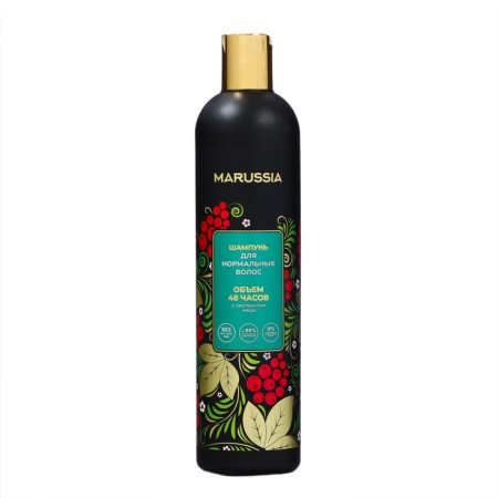 Marussia shampoo "Volume 48 hours" for normal hair with honey extract, 400 ml