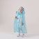 Elsa carnival set, organza raincoat, braid, rod, crown, length 100 cm