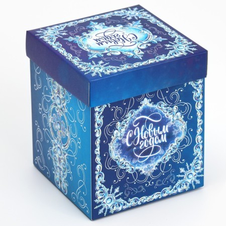 Folding box with 3D effect "Fairy Tale", 11 x 11 x 13 cm, New Year-5