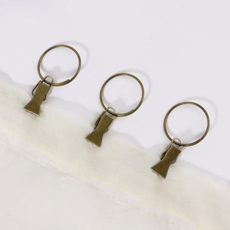 A ring for a cornice, with a clamp, d = 30/33 mm, 20 pcs, bronze color-1