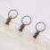 A ring for a cornice, with a clamp, d = 30/33 mm, 20 pcs, bronze color